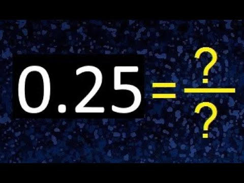 Todo lo que necesitas saber sobre 0.25 en fracción: concepto, ejemplos y cómo calcularlo