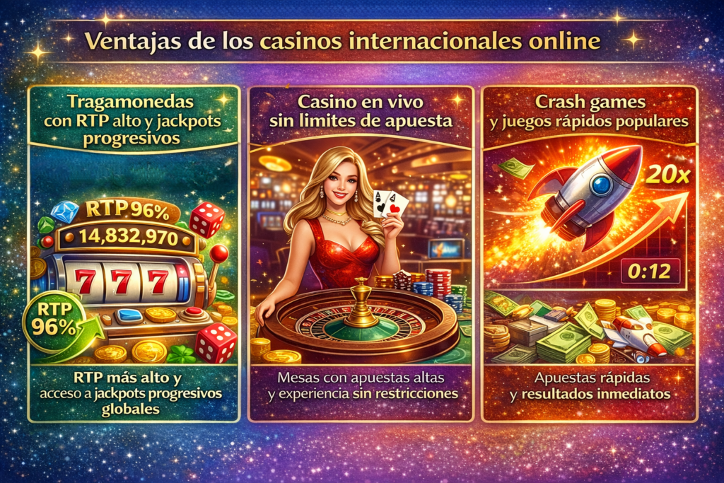 Casinos internacionales online
