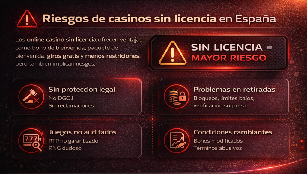 Casinos sin licencia en España
